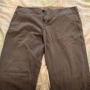 Gap lived in slim grey khakis